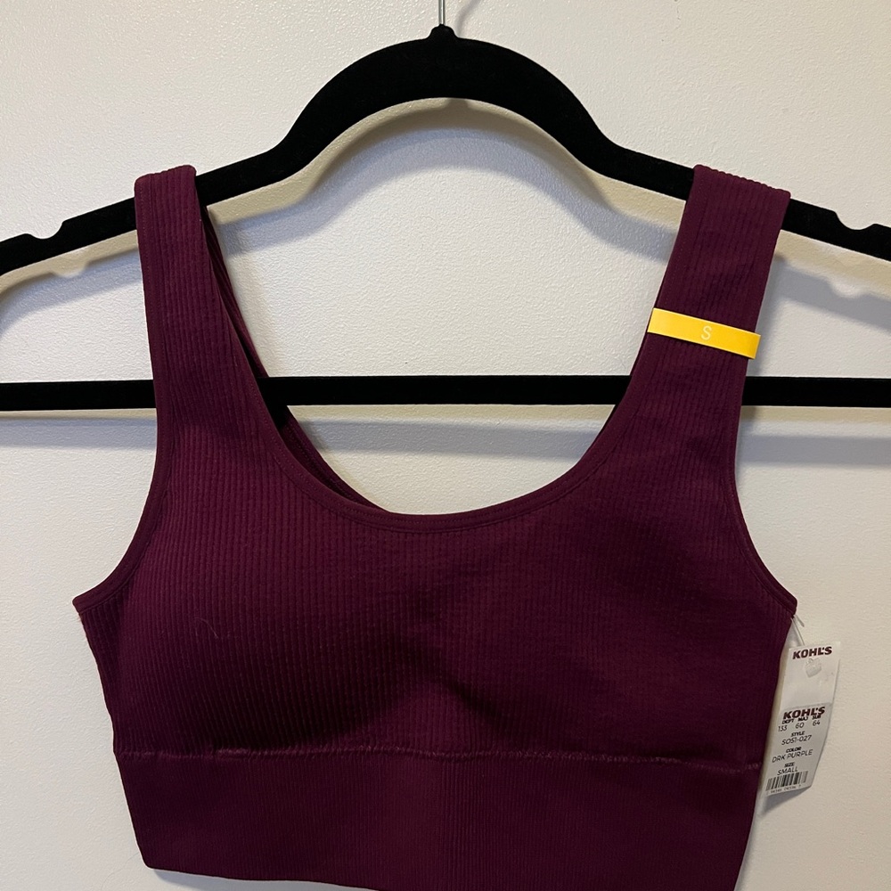 Kohl's Purple Sports Bra